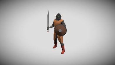 specter knight - 3d model brandonz 55e5686 player character low poly game project worked during college 3d print model - Mito3D