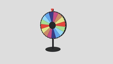 spinning wheel - buy royalty free 3d model edplus 23131c8 subdivision level 2 non-mirrored textures 1024 x many colorful colors texture includes uv map png rigged materials paper formats stl obj fbx dae origin located bottom-center polygons 109540 vertices 54872 hope you enjoy 3d print model - Mito3D