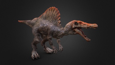 spinosaurus - download free 3d model seirogan c74df2b 3d print model - Mito3D