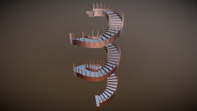 spiral staircase - download free 3d model proleed b680d84 3d print model - Mito3D