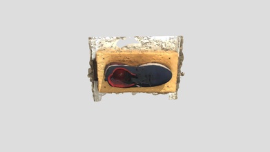 de calçados esportivos - modelo 3d mohitahuja3 e4712a0 matt texturizado azul marinho caixa sapato da base dados esportes de-sapato 3d print model - Mito3D