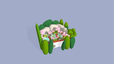 spring dream garden - download free 3d model kelly liang kellyliang cde53a2 3d print model - Mito3D