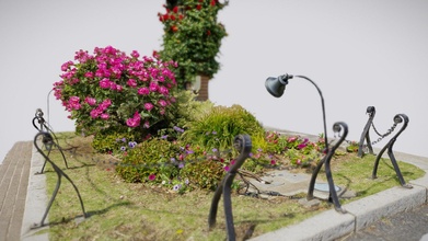 primavera Rosa jardín descargar gratis 3d modelo pico pato e938074 3d print model - Mito3D