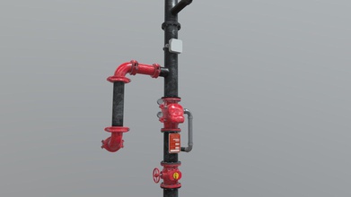 sprinkler - buy royalty-free modello 3d bradleylewis bdafb7f antincendio suppresion sistema 3d print model - Mito3D