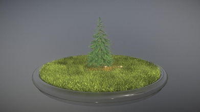 spruce tree - 4 meter buy royalty free 3d model vis-all-3d vis-all plant terrain evergreen vegetation nature needle game-ready fir blender-3d conifer 3dhaupt software-service-john-gmbh low-poly 3d print model - Mito3D