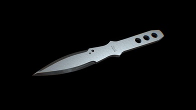 spyderco spyder throwing knife black painted - buy royalty free 3d model sr surajrai18sr ec6b409 3d print model - Mito3D