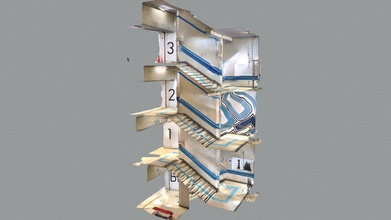 staircase 3331 arts chiyoda - download free 3d model kazugoru 5c445f6 3d print model - Mito3D