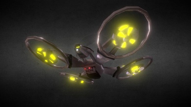 star drone - buy royalty free 3d model ribot02 23435f7 3d print model - Mito3D