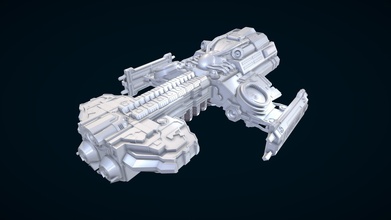 starcraft - battlecruiser hyperion 3d model pablopcb 980c370 3d print model - Mito3D