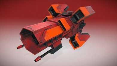 starship crusader - download free 3d model obolll 3f5d618 3d print model - Mito3D