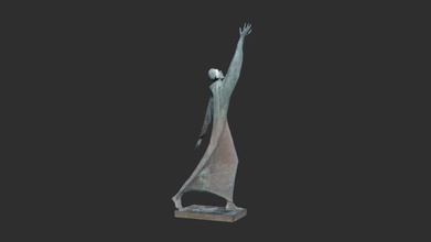 statua san Francesco assisi cagliari 3d modello otair de24e0a 3d print model - Mito3D