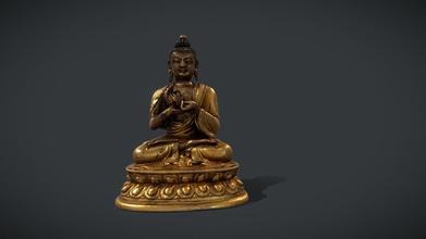 statua di buddha modello 3d philippkotenko 21aa1e9 sfida veloce fotogrammetria elaborazione - 3d print model - Mito3D