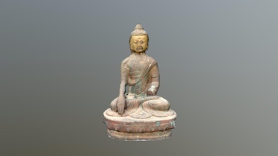 Statue Buddha Photogrammetrie Lowpoly download frei 3d Modell semantisch Schaffung nepalvr360 e46dc97 3d print model - Mito3D