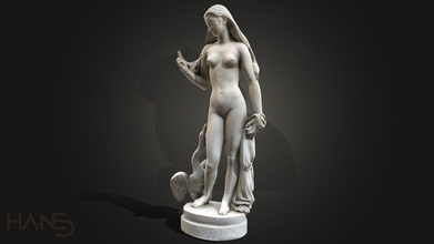 statua donna cigno acquistare royalty gratuito 3d modello casper tu 4f73255 3d print model - Mito3D