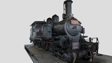Dampf Lokomotive Modell 1080 roh Scan 3d Miguel Bandera Miguelbandera 3dad657 3d print model - Mito3D