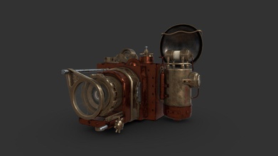 Steampunk Câmera baixar livre 3d modelo lterego alterar ego 2276e9e 3d print model - Mito3D