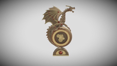 steampunk dragon - 3d model clarifigna clarifina 508ca99 3d print model - Mito3D