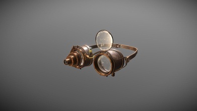 steampunk goggles - download free 3d model proholmes alexlaskevic 442ca66 3d print model - Mito3D