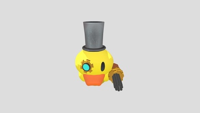 steampunk rubber ducky - download free 3d model stevie 66 335ee7c 3d print model - Mito3D