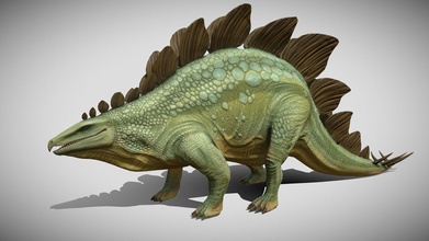 estegosaurio Charles robert Caballero reproducción 3d modelo yailjinser 21260ca 3d print model - Mito3D
