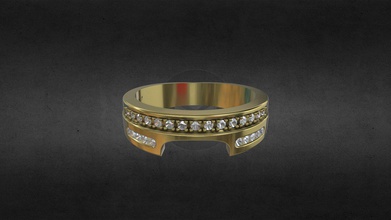 trat der Ewigkeit-band - 3d-Modell williams Juweliere Neuseeland jwilliamsjewellers 48c7ffa Kundenwünsche Ewigkeit-band-match-ring-9-Karat-Gelbgold-Kanal-Perlen-set Diamanten 3d print model - Mito3D