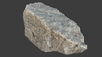 stone - 3d model kanistra a524936 low poly based scan data ready use architecture visualization matte painting realtime projects -texture size 4096 diffuse normal ambient occlusion cavity map 3d print model - Mito3D