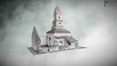 stone church densu hd - 12-13 c ad download free 3d model institutul ional al patrimoniului cimec df3eb00 3d print model - Mito3D