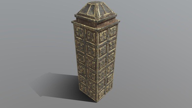 stone ornamental obelisk 2 - download free 3d model quedlin f6da60c carved 2k textures 3d print model - Mito3D