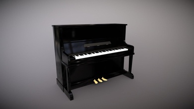 droit piano acheter royalties libre 3d modèle michelsama msama 921d77d 3d print model - Mito3D