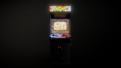 street fighter arcade machine - buy royalty free 3d model pixel infusion models byronbarry 4451b8d 3d print model - Mito3D