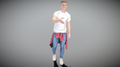 stylish young man shaking hand 171 - buy royalty free 3d model deep3dstudio 91e88ea true human size detailed handsome caucasian appearance dressed casual style captured pose perfectly matching variety architectural visualization background character product eg advert banners professional products devices presentations etc ready immediate use visualisations further render sculpting zbrush technical characteristics digital double scan decimated 100k triangles sufficiently clean pbr textures 8k diffuse normal specular maps non-overlapping uv map download package includes cinema 4d project file redshift shader well obj fbx files which applicable 3ds max maya unreal engine unity blender all you may find tex folder included into main archive more scans released every week everything 3d print model - Mito3D