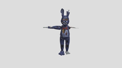 stylized withered bonnie download frei 3d Modell sprngtrp727 9058827 3d print model - Mito3D
