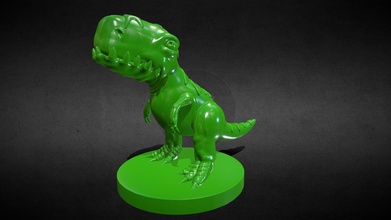 stilizzato dinosauro rex acquistare royalty gratuito 3d modello paburoviii ee4814d 3d print model - Mito3D