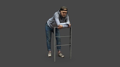 stylisé homme personnage acheter royalties libre 3d modèle Kanistra 6d51617 3d print model - Mito3D