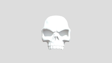 stylized skull - 3d model markmcconachie 7076b43 3d print model - Mito3D