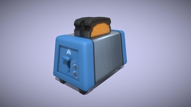 stylized toaster - download free 3d model viktorianwios viktorian wios 75fc176 3d print model - Mito3D