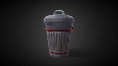 stylized trash - tutorial included buy royalty free 3d model ninashaw d354638 3d print model - Mito3D