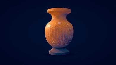 stylized vase 3 - 3d model nameera 2299ef6 3d print model - Mito3D