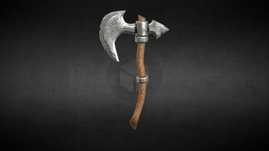stylized viking axe poly - download free 3d model marcus alexander marcusalexander117 dd60bd0 3d print model - Mito3D