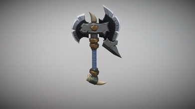stilize Warcraft balta 3d model lokeig 0191a07 3d print model - Mito3D