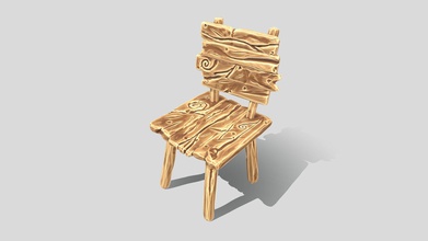 stylized wooden chair - buy royalty free 3d model mattruszala 988f66e wobbly made parts old wood fallen branches piece companion matching large dinner table you can have look here https sketchfabcom 3d-models large-stylized-wooden-dinner-table-44323e058e90438baa9a0c33c91c4ad2 perfect fantasy style setting tavern unicorn farmhouse regular any other heck make centerpiece luxury elvish mansion don&rsquo t care looks crooked unstable say no doy just probably kobold child first time woodwork project national academy now nasty demon lord raise little kobold&rsquo s self esteem buying lovely remember all profits going directly me so it&rsquo totally worth did mention boost constructed 3dsmax details added zbrush rest secret&hellip everybody hand painted substance painter 3d print model - Mito3D
