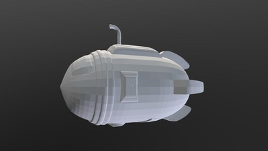 submarine - 3d model lkelda 7d54abe 3d print model - Mito3D