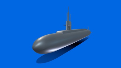sottomarino Scarica gratuito 3d modello 3ddomino 22329b1 3d print model - Mito3D