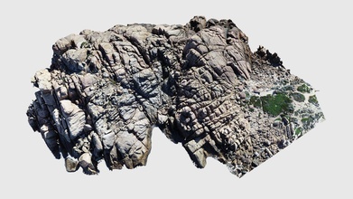 sugarloaf rock coastal exposure - download free 3d model geological survey western australia gswa 532f172 3d print model - Mito3D