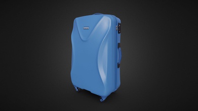 suitcase march twist - 3d model vasylyarmola d357edf ready ar vr games 3d print model - Mito3D