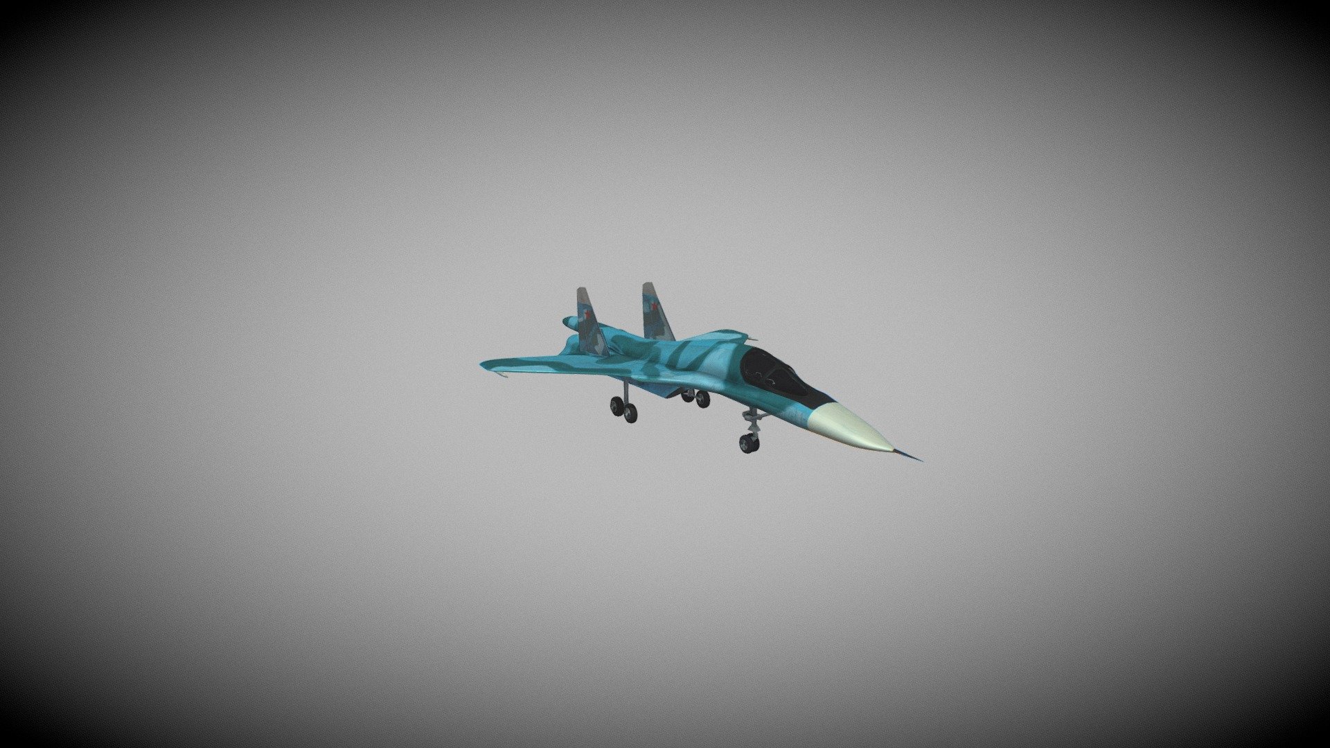 sukhoi su-34 - 3d model trzaskakatarzyna 84fe976 3D print model - Mito3D