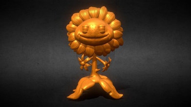 Sonnenblume Pflanzen Zombies Kaufen Lizenzgebühren frei 3d Modell paburoviii 968fd39 3d print model - Mito3D