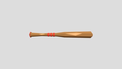 super bomzh bater o taco de beisebol - modelo 3d maribor studio niksonenot b335eda criado jogo uma armas à disposição do jogador não mais poderosa, mas muitas vezes encontramos 3d print model - Mito3D