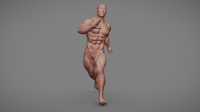 supereroe figura posa 2 acquistare royalty gratuito 3d modello Tremotino corpo stl scolpire anatomia umanoide giocattolo comico azione eroe miniatura collezione Stampa 3d print model - Mito3D