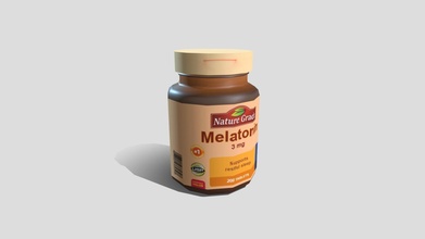 supplements - melatonin 3d model mw mw3dart 2105c6e 3d print model - Mito3D